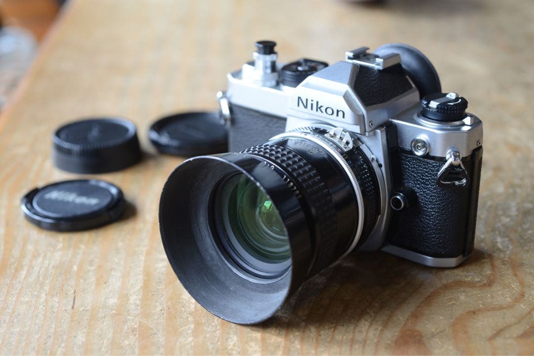 Nikon FM フィルム一眼レフNIKKOR 35mm f/2 他付属