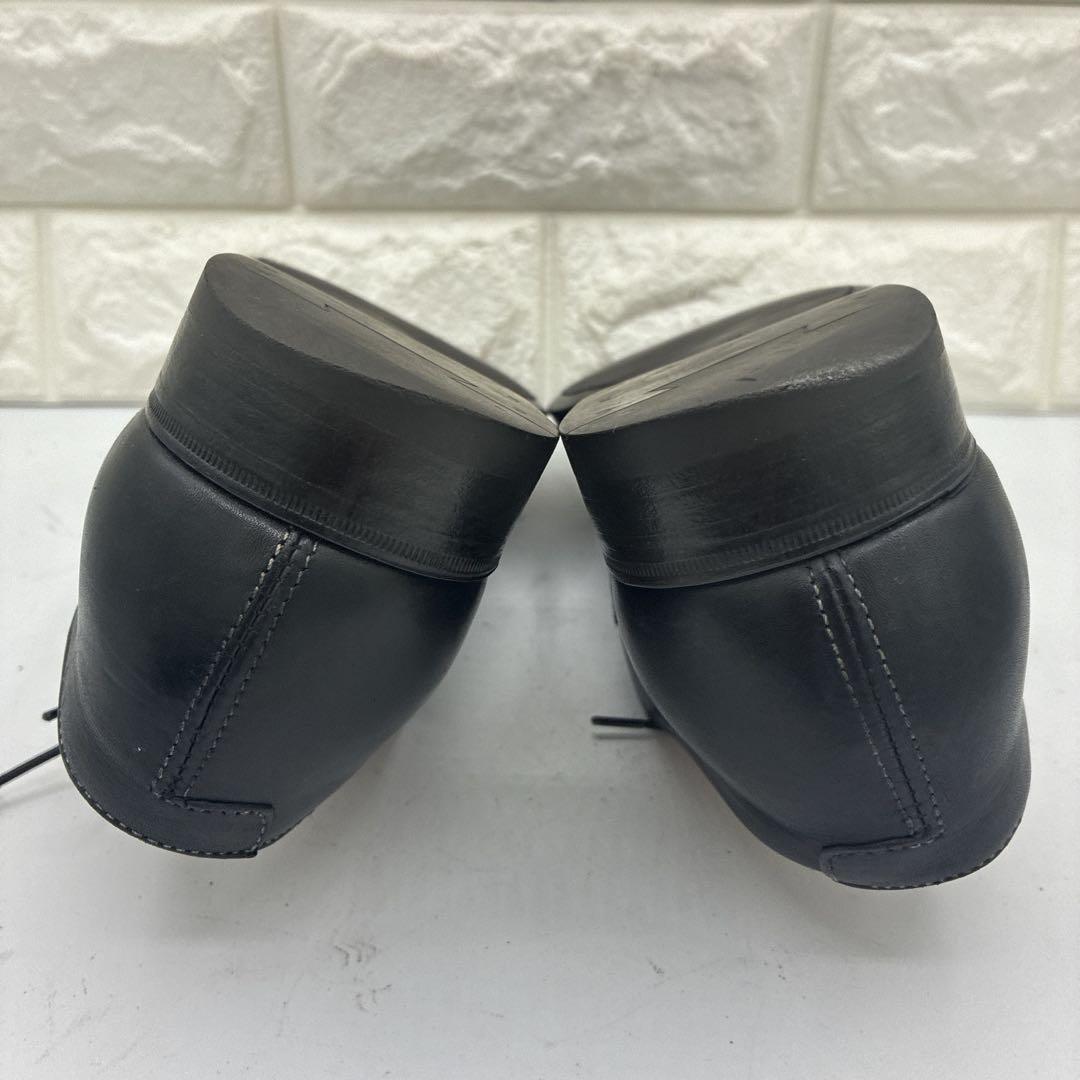 【美品】Santoni サントーニ ストレートチップ 6 ビジネスシューズ 黒