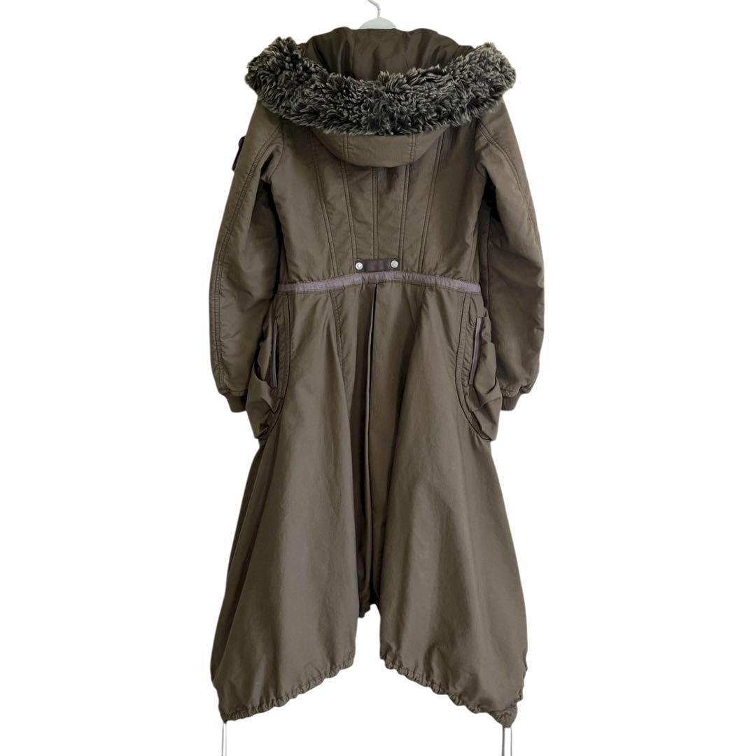 00s M+F GIRBAUD フレアギミック モッズコート サイバー グランジ