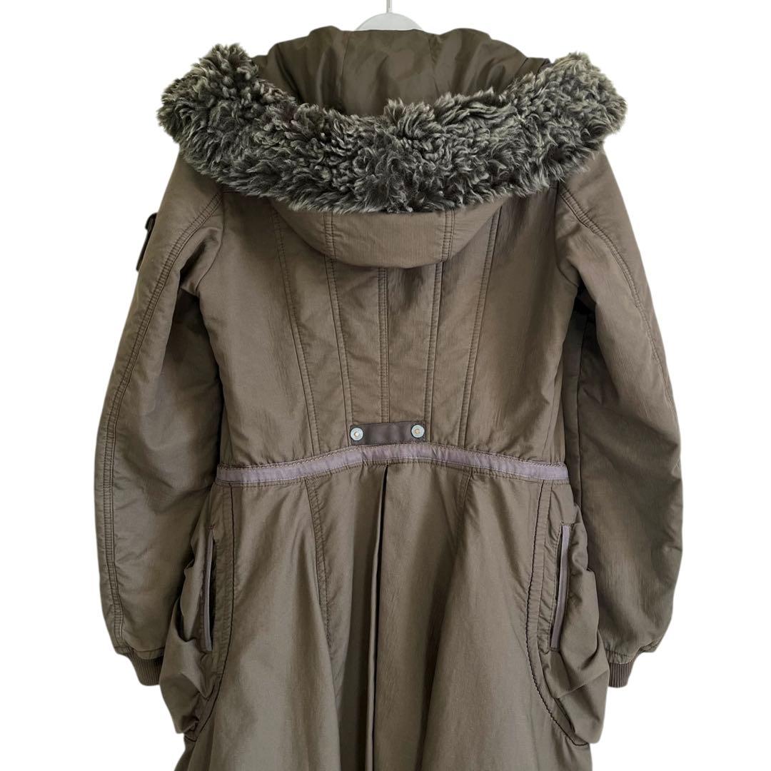 00s M+F GIRBAUD フレアギミック モッズコート サイバー グランジ