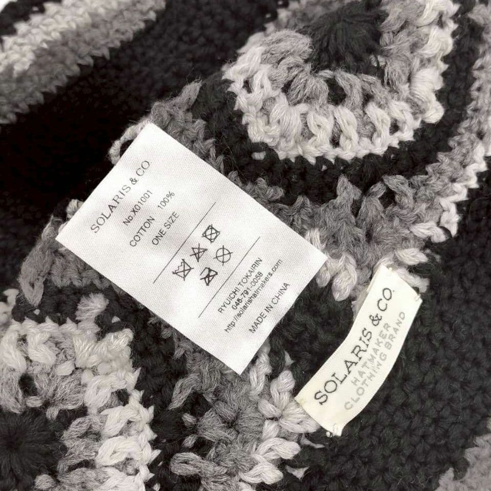 完売モデル SOLARIS&CO.Crochet Hat \"SUNBIRD\"