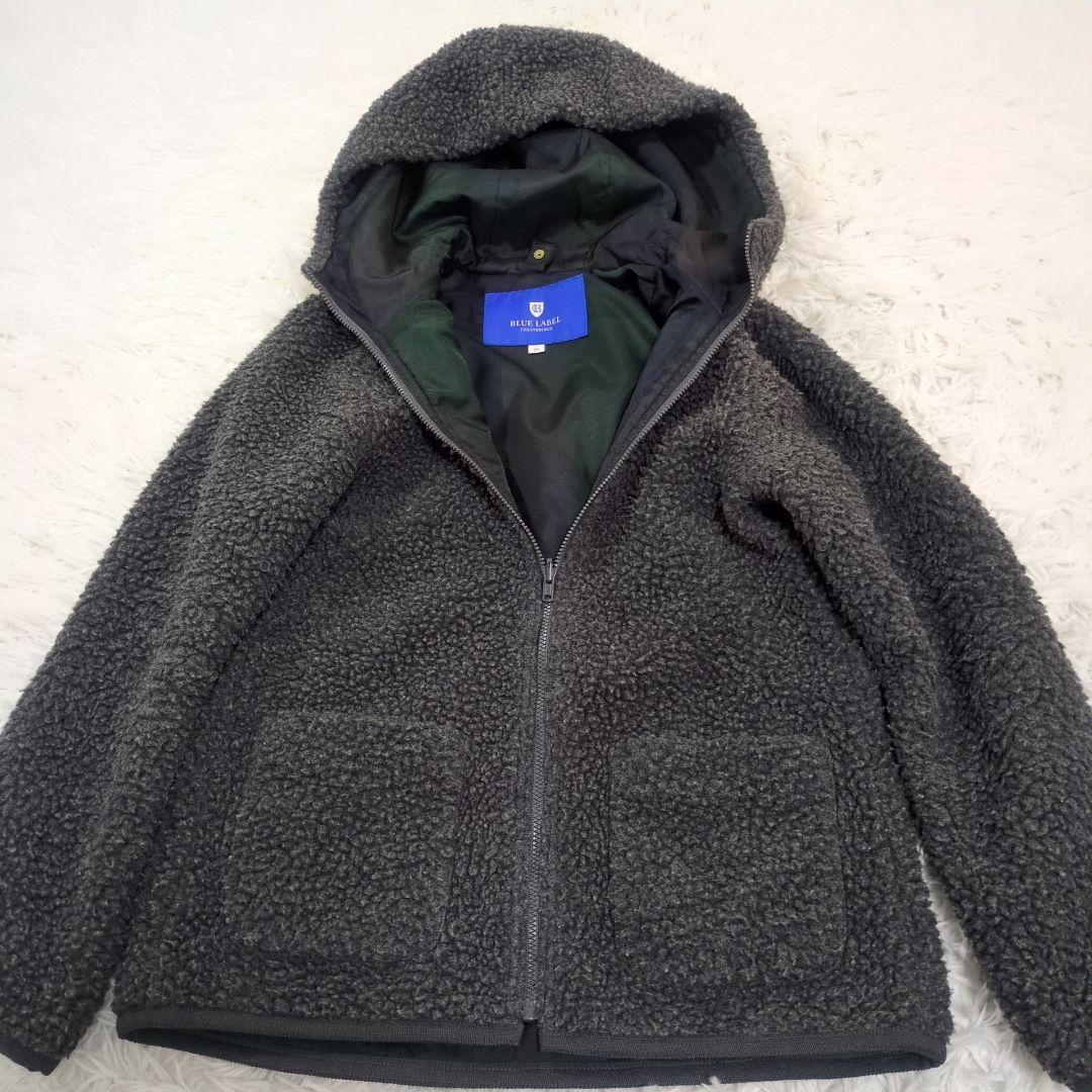 ブルーレーベルクレストブリッジ 5wayモッズコート ボアブルゾンライナー