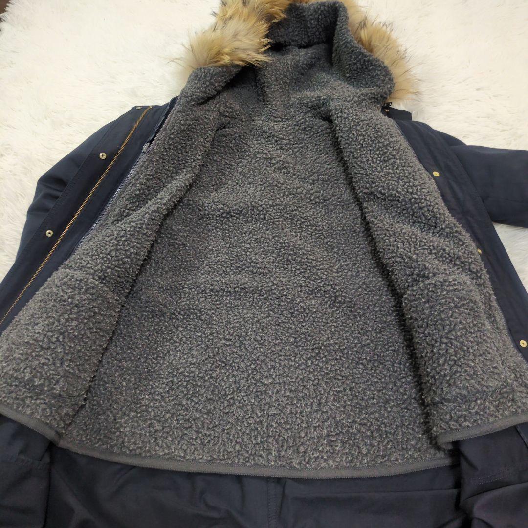 ブルーレーベルクレストブリッジ 5wayモッズコート ボアブルゾンライナー