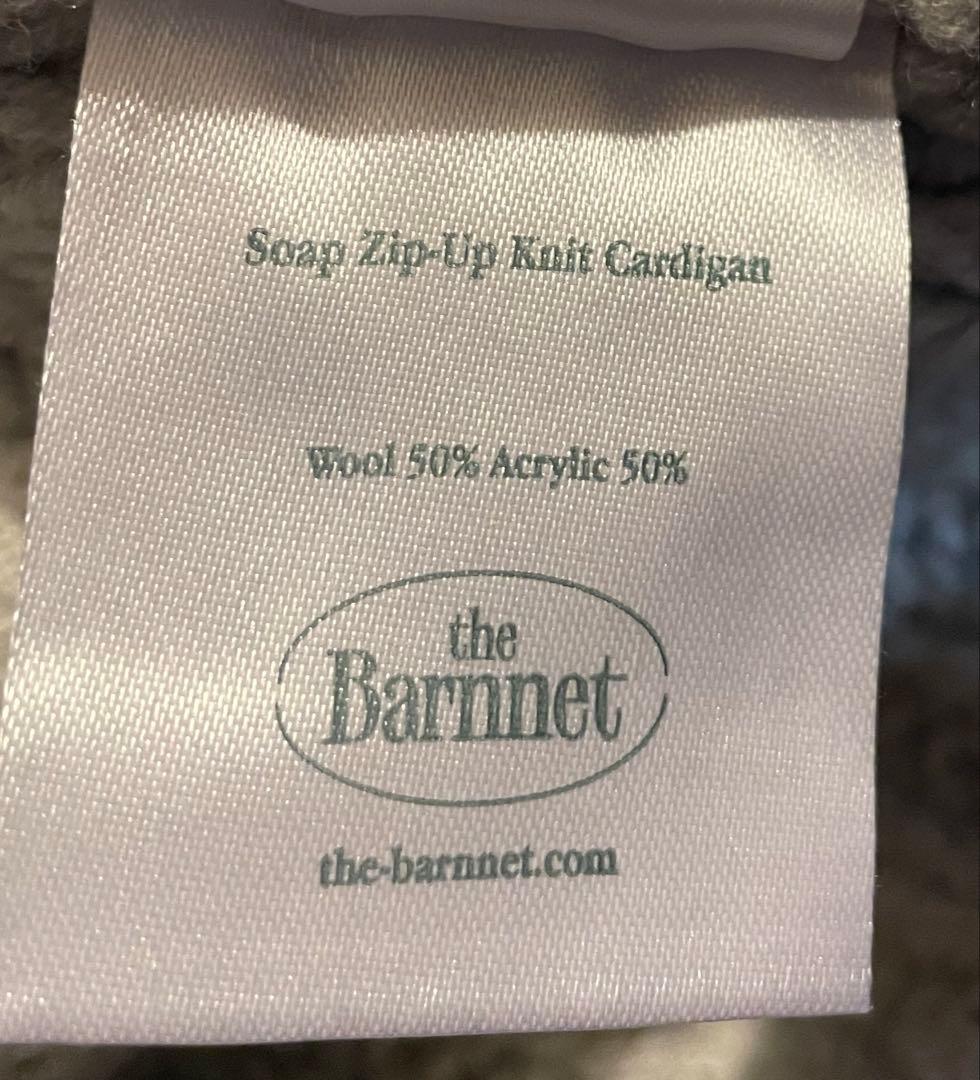 The Barnnet Soap Zip-upニットカーディガン
