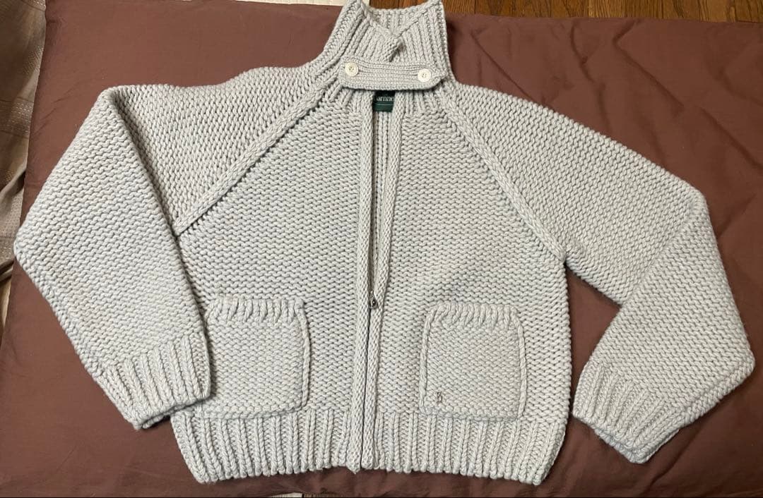 The Barnnet Soap Zip-upニットカーディガン