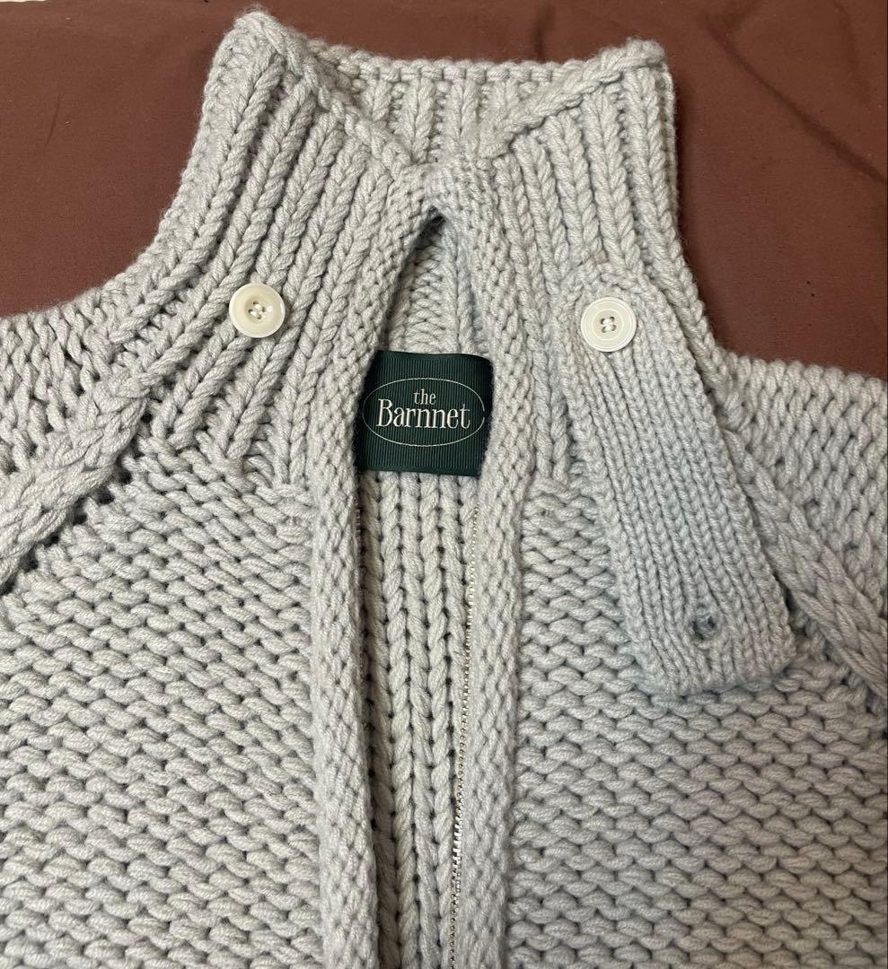 The Barnnet Soap Zip-upニットカーディガン