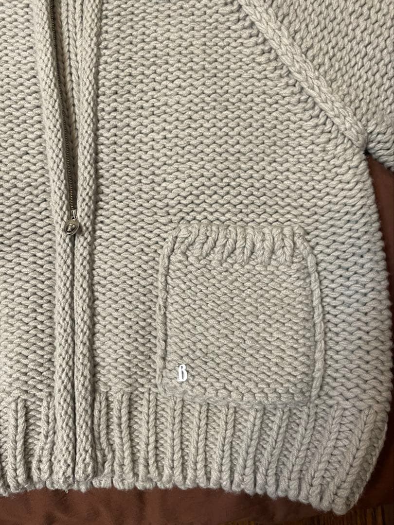 The Barnnet Soap Zip-upニットカーディガン