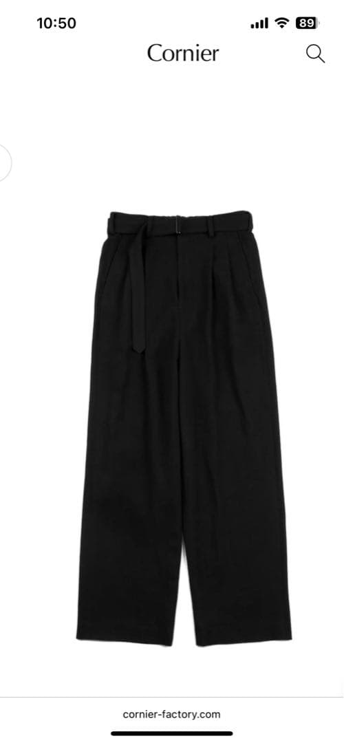 スーツ Cornier Super140's WOOL SILK NEP BELTED