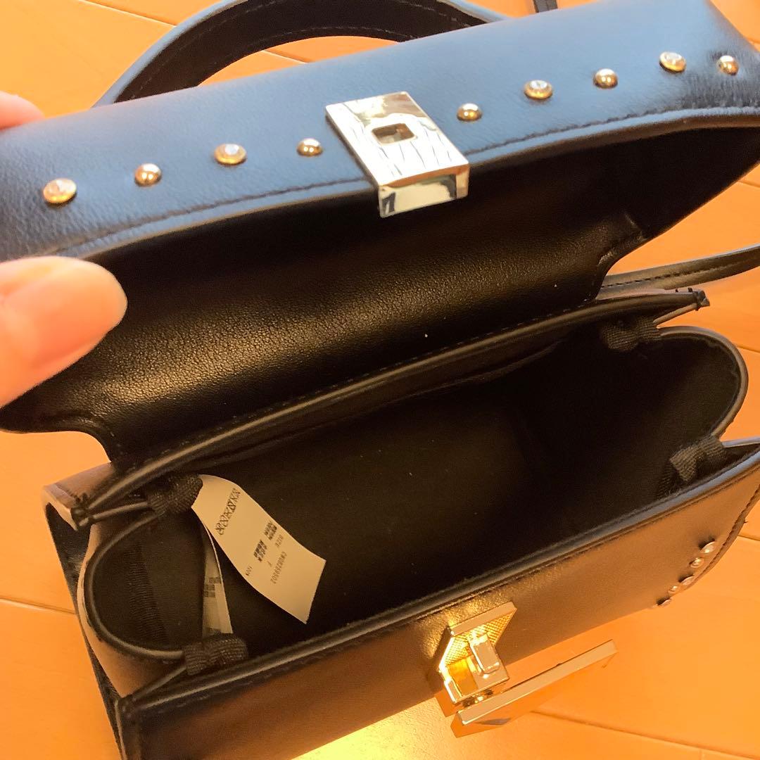 CELFORD ビジュースタッズポシェット BLK ブラック　黒