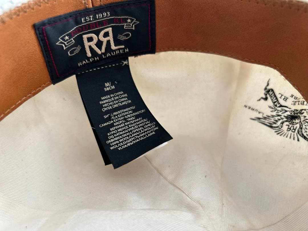 激レアモデル　RRL ダブルアールエル　ニュースボーイキャップ　春　夏