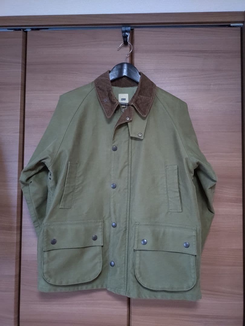 FOB FACTORY ライディングジャケット モールスキン オリーブM