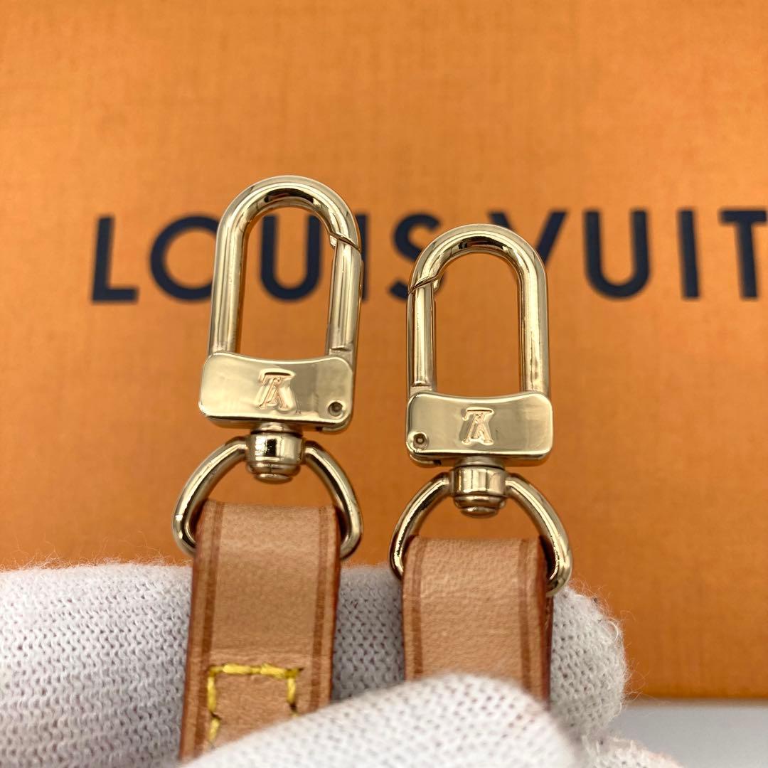 極美品 ルイヴィトン ショルダーストラップ ベルト 肩紐 ヌメ革 1.2×100