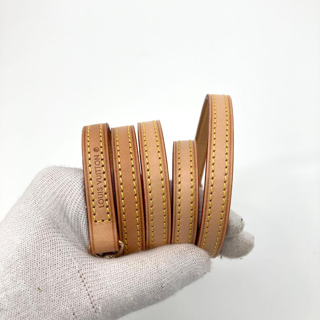 極美品 ルイヴィトン ショルダーストラップ ベルト 肩紐 ヌメ革 1.2×100