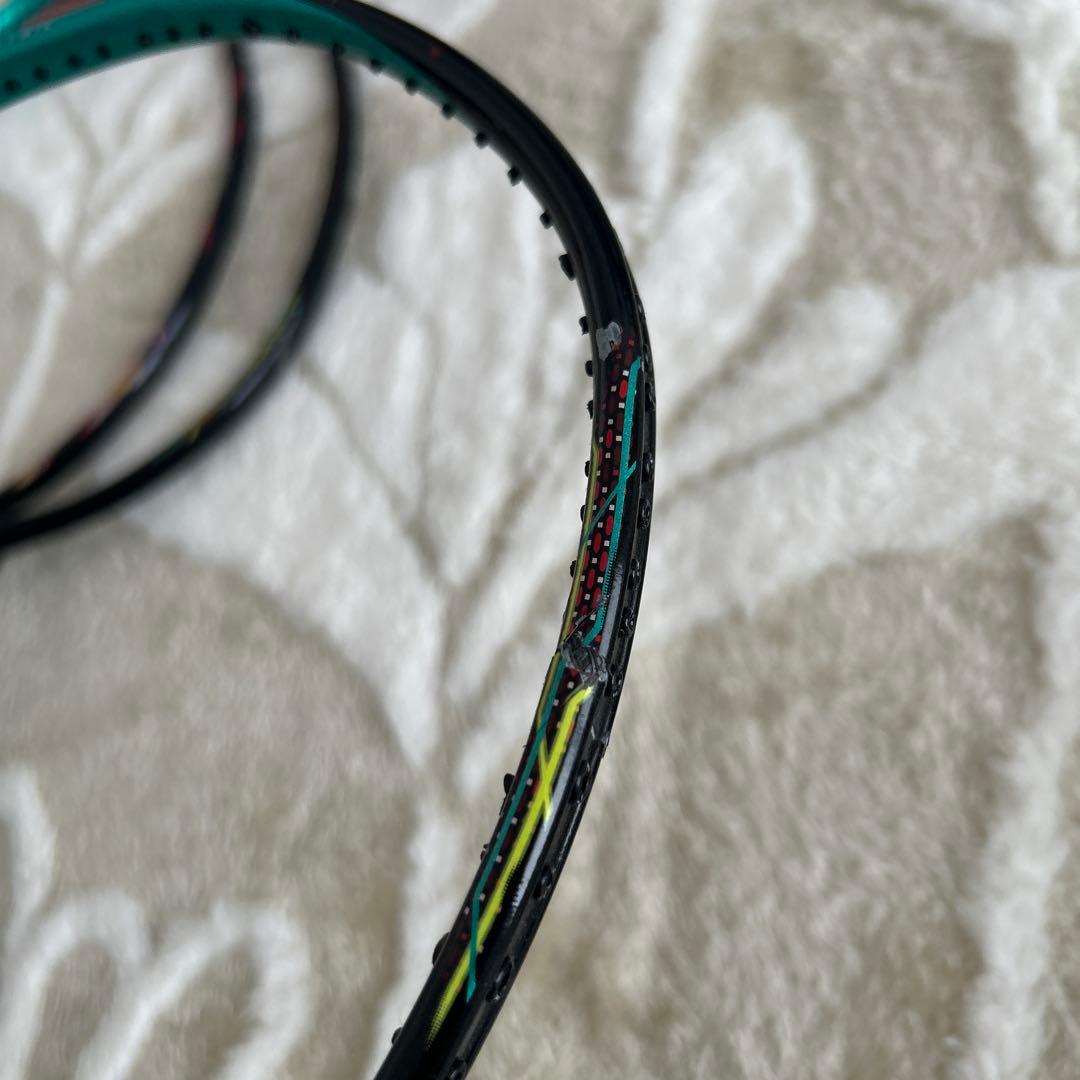 【廃盤モデル】バドミントン　ジャンクラケット 6本セット