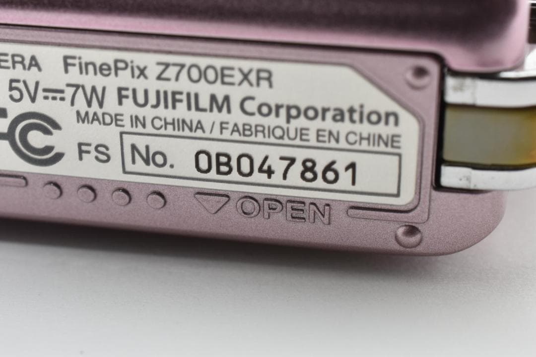 【美品】FUJIFILM FINEPIX Z700EXR ピンク　動作確認済