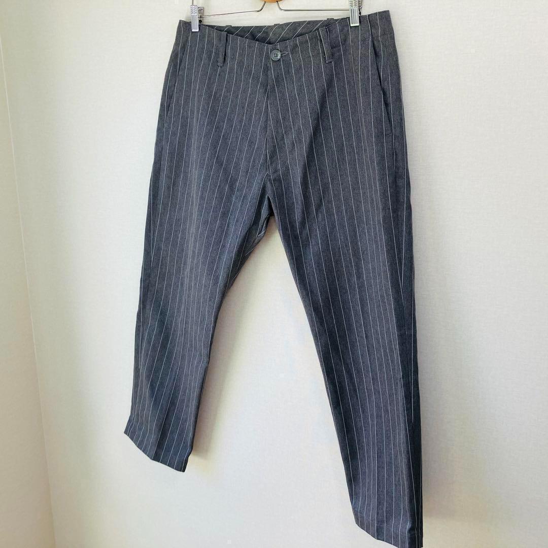 SEQUEL ストライプ テーパードパンツ L