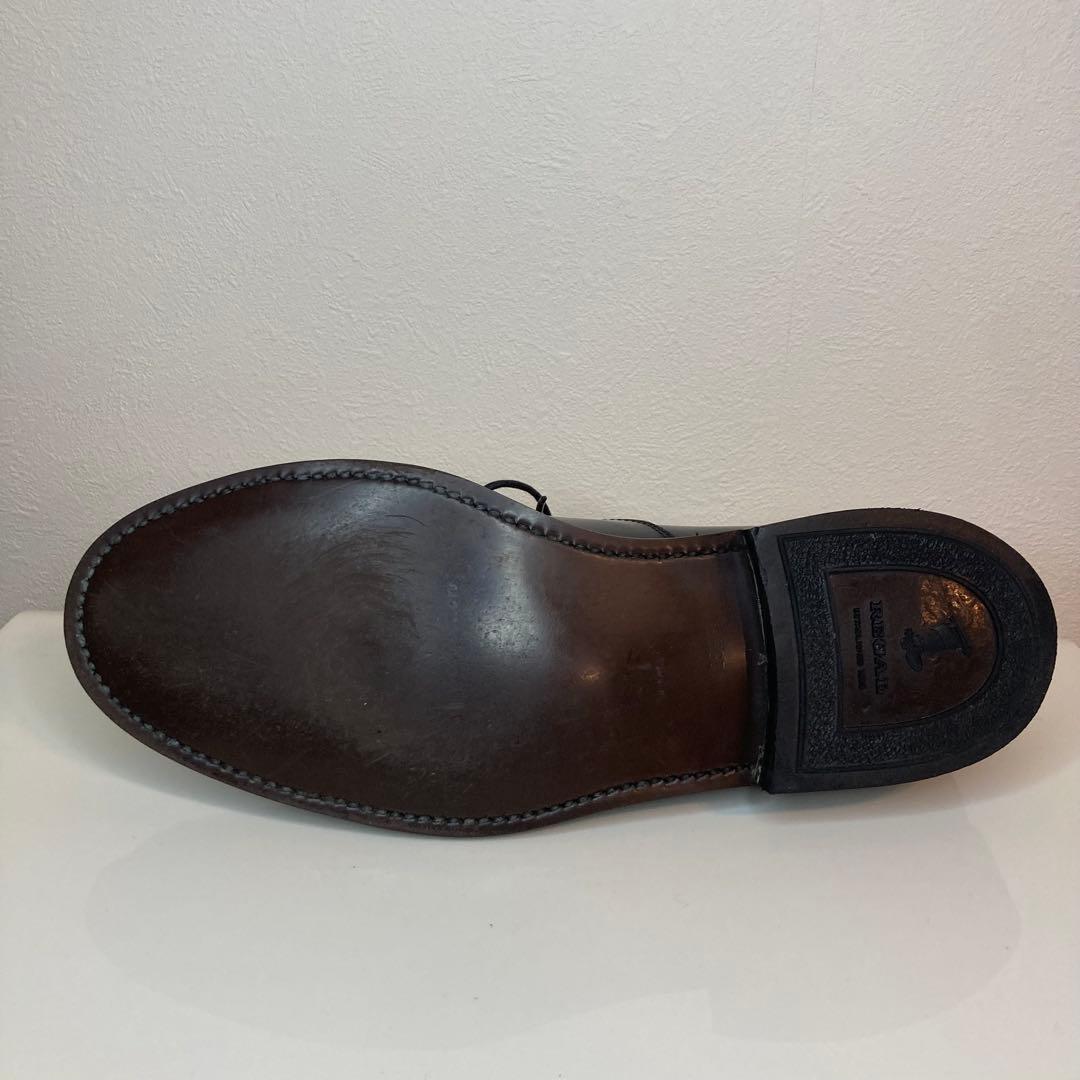 【美品】リーガル REGAL ストレートチップ パンチドキャップトゥ