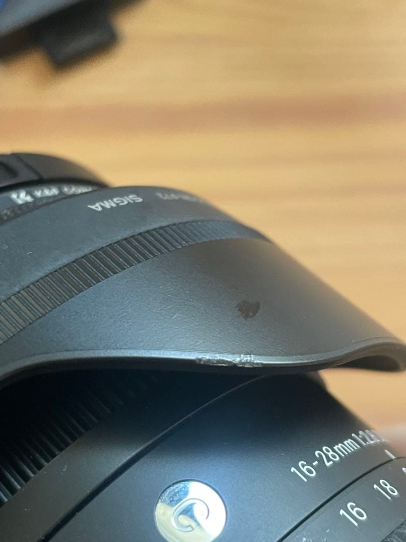 SIGMA 16-28mm F2.8 DG DN ズームレンズ　CPLフィルター