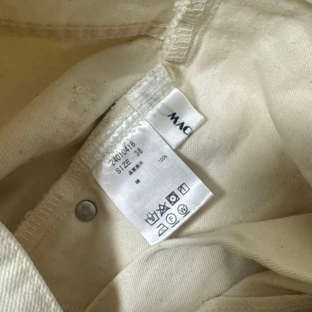 machatt タックテンパードデニム　サイズ38