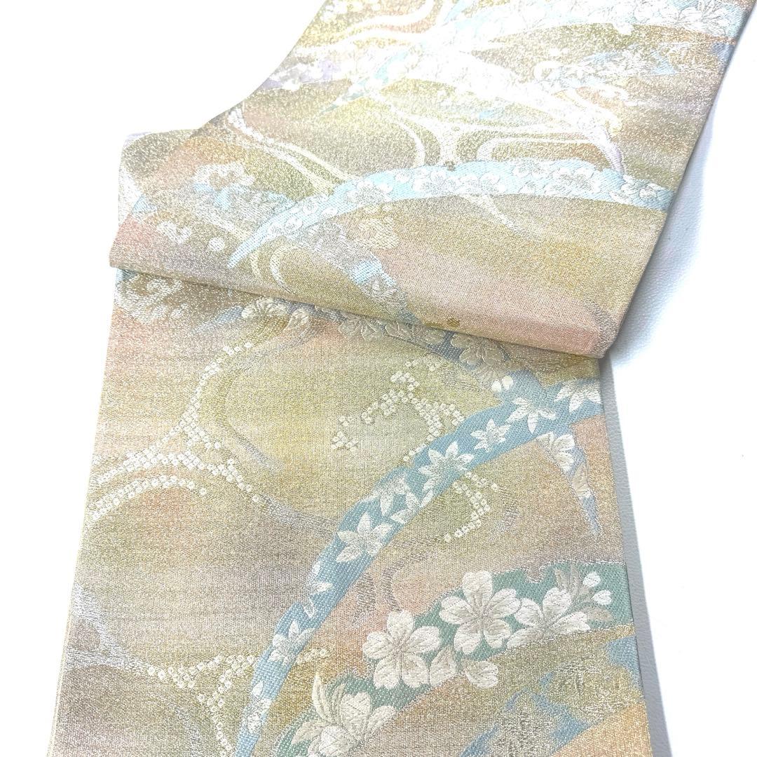 専用帯5854 5683 5769 三点セット●高級 正絹 六通 袋帯