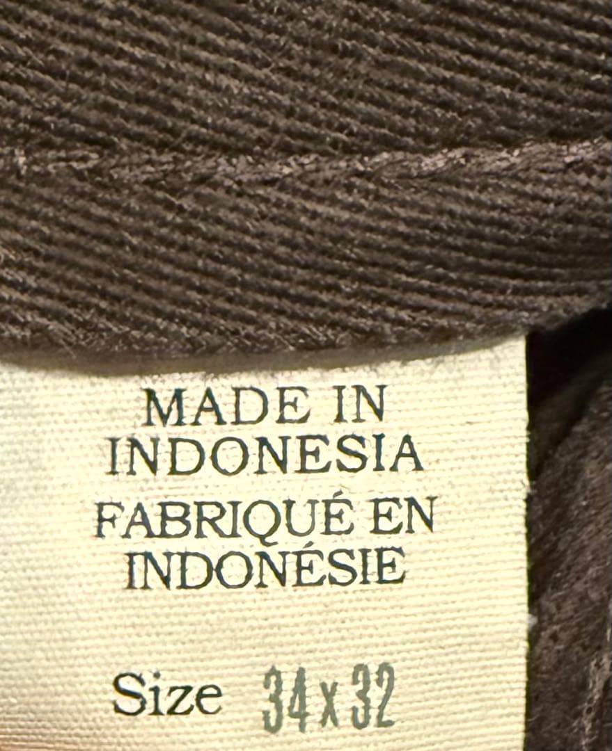 RRLダブルアールエルチノパン　34x32