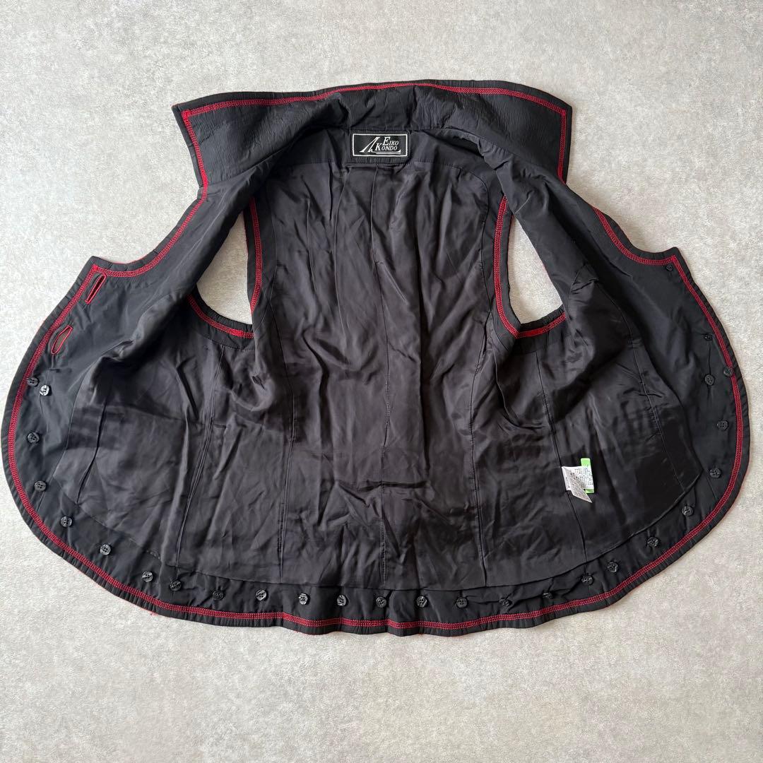 【レア】EIKO KONDO エイコ コンドウ バックレースアップ ベスト