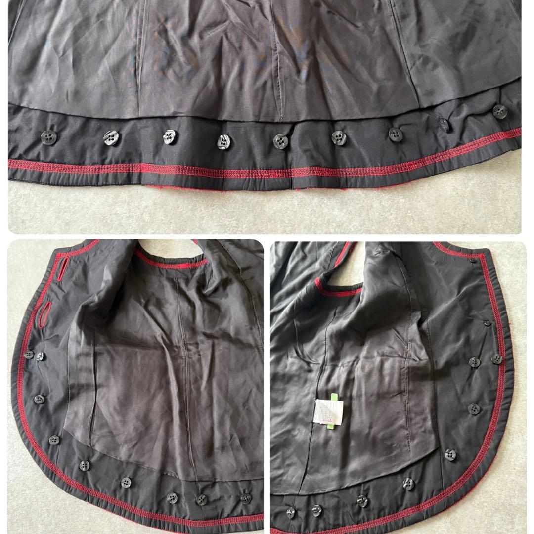 【レア】EIKO KONDO エイコ コンドウ バックレースアップ ベスト