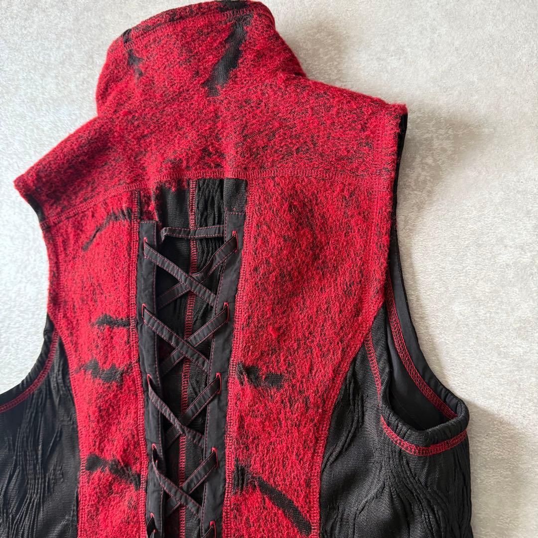 【レア】EIKO KONDO エイコ コンドウ バックレースアップ ベスト