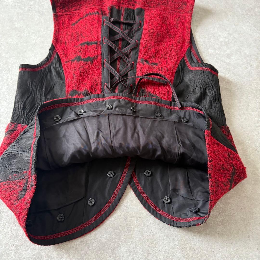 【レア】EIKO KONDO エイコ コンドウ バックレースアップ ベスト