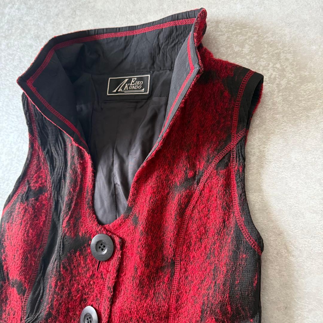 【レア】EIKO KONDO エイコ コンドウ バックレースアップ ベスト