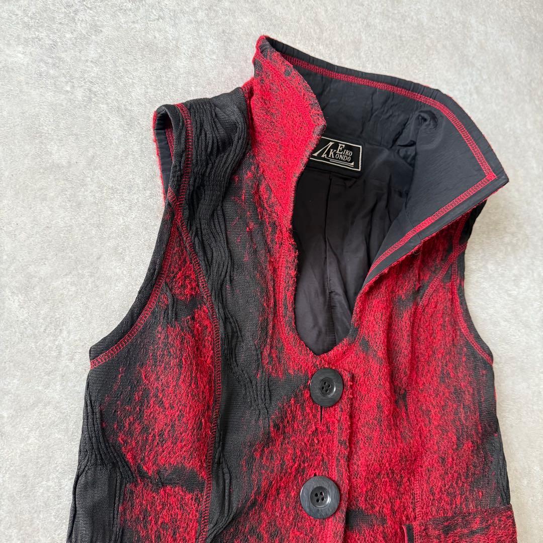 【レア】EIKO KONDO エイコ コンドウ バックレースアップ ベスト