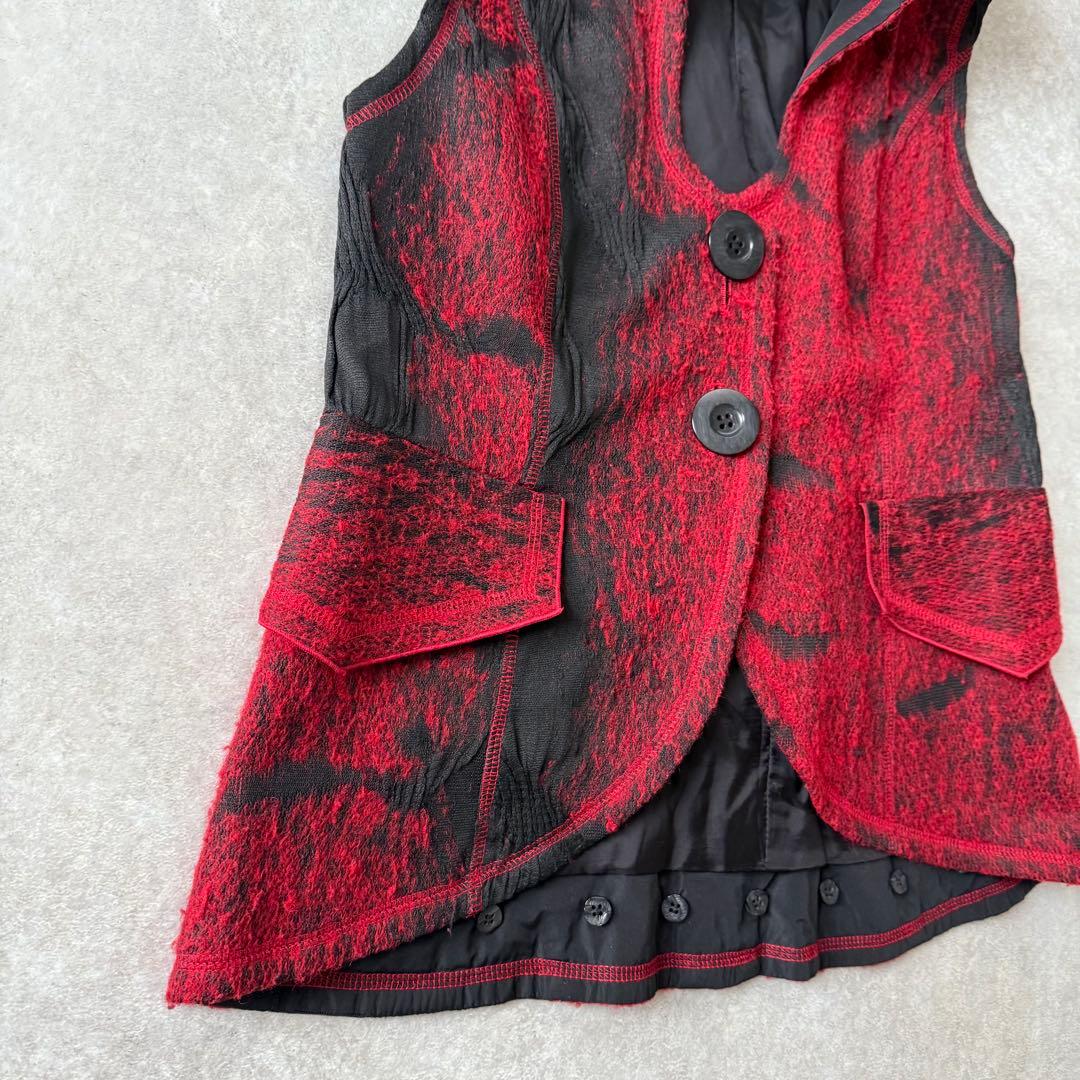 【レア】EIKO KONDO エイコ コンドウ バックレースアップ ベスト