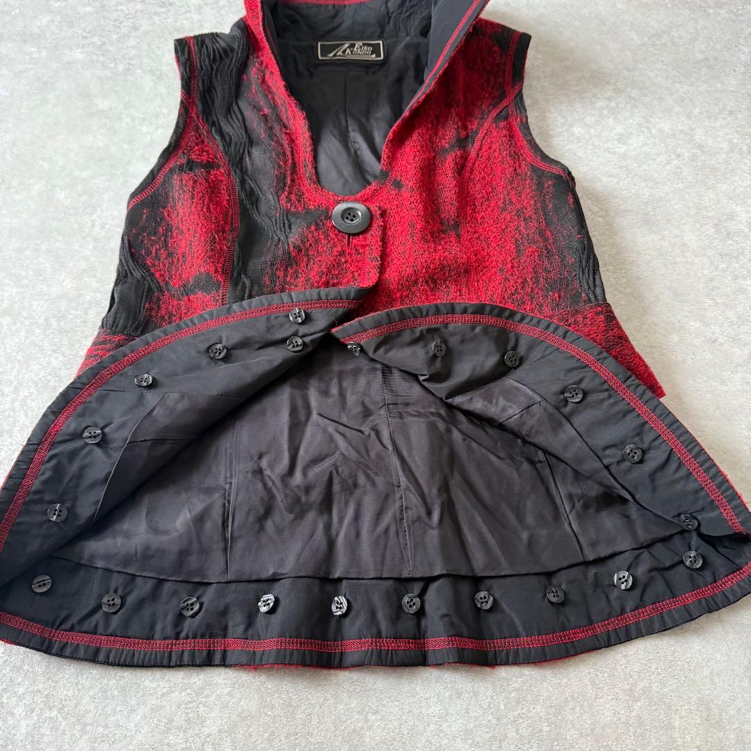 【レア】EIKO KONDO エイコ コンドウ バックレースアップ ベスト