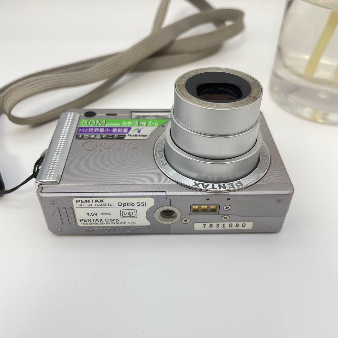 訳有特価✨PENTAX Optio s5i✨動作確認済 スマホ転送OK 可愛い♪