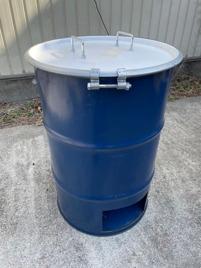 ＬＯＬＡ　ＭＯＬＡ ドラム缶 焼却炉 蓋あり 持ち手付き