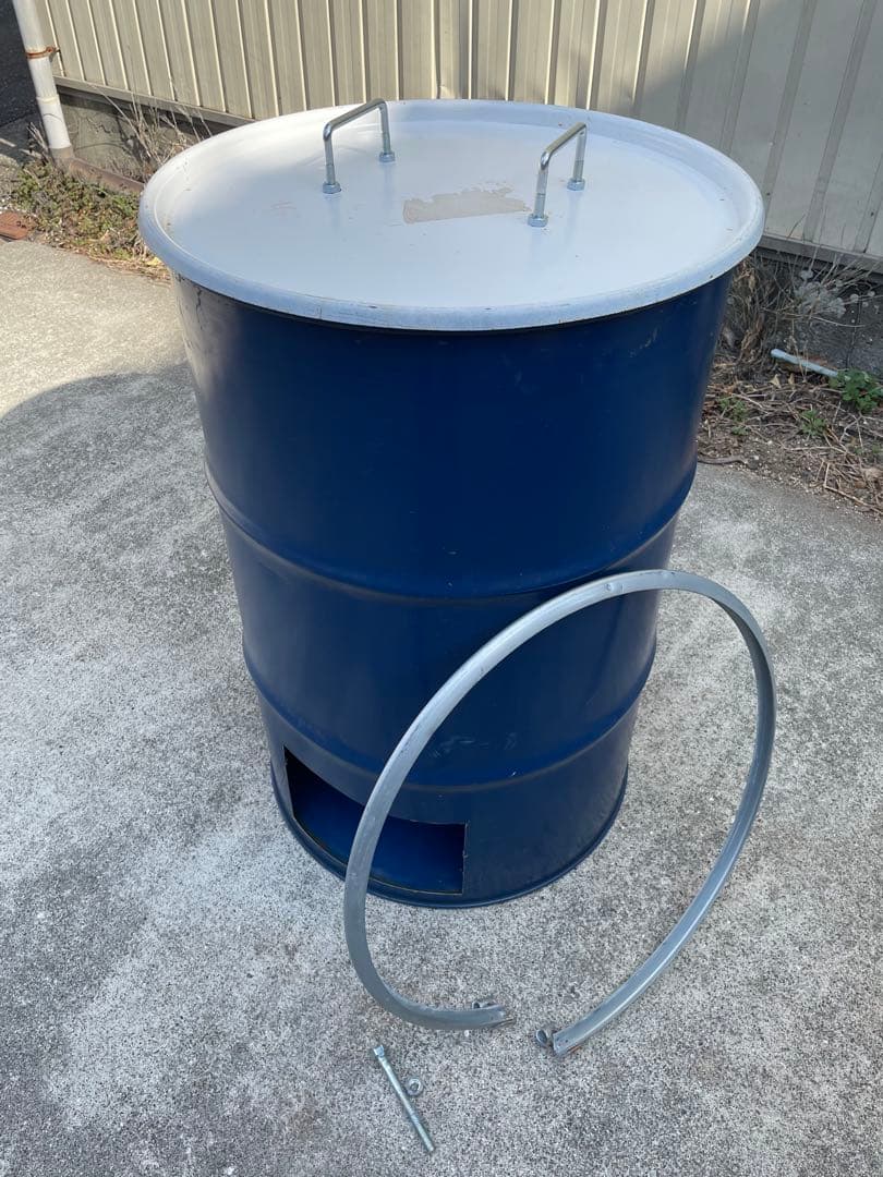 ＬＯＬＡ　ＭＯＬＡ ドラム缶 焼却炉 蓋あり 持ち手付き