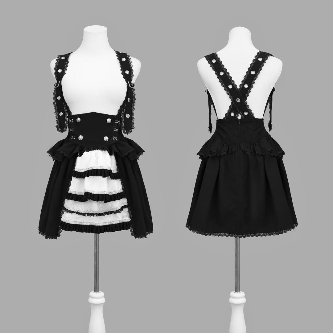 DimMoire ディムモアール 夢纏う サスペンダースカート サスペンダー