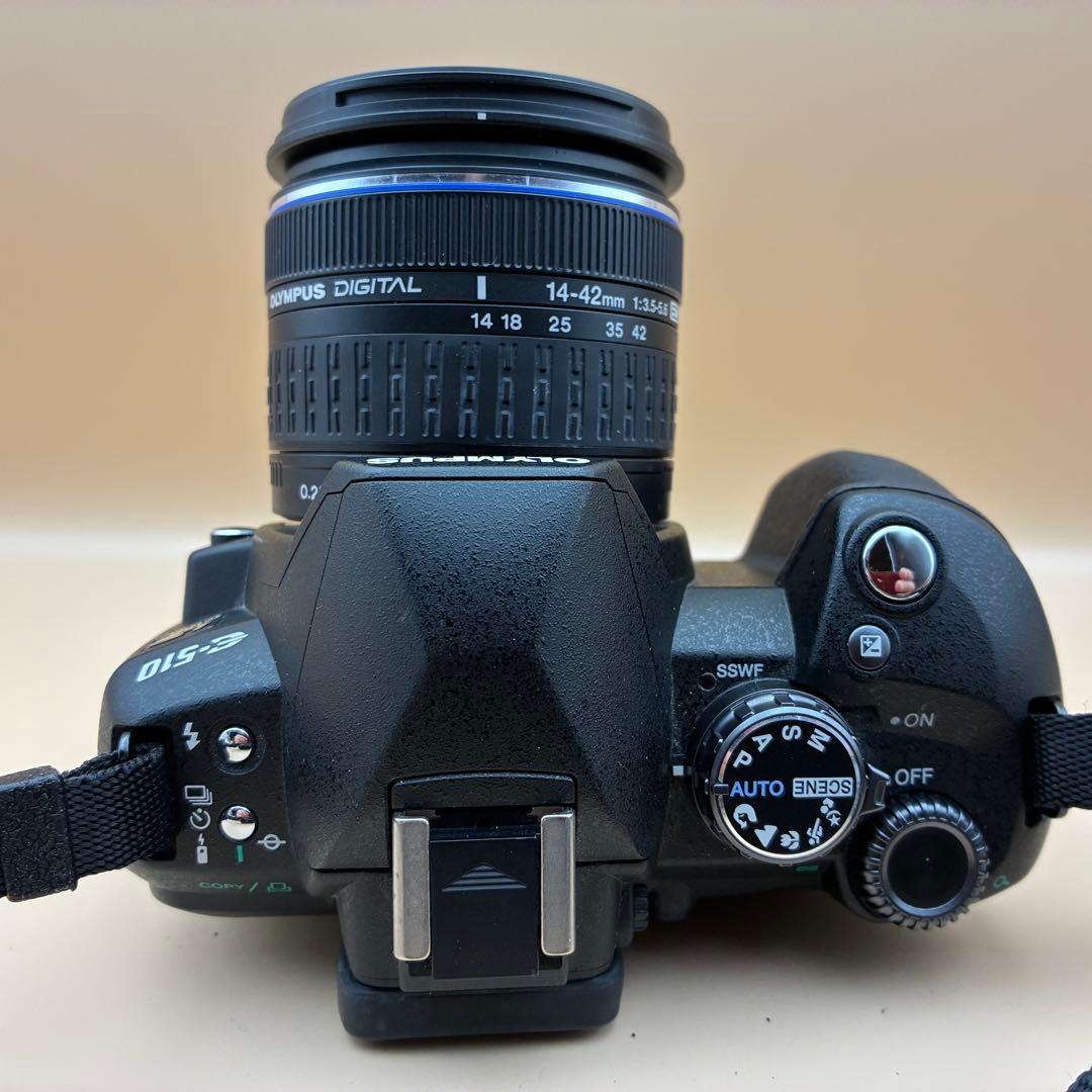 ★美品★ OLYMPUS E-510 手ブレ補正 ライブビュー搭載 レンズキット