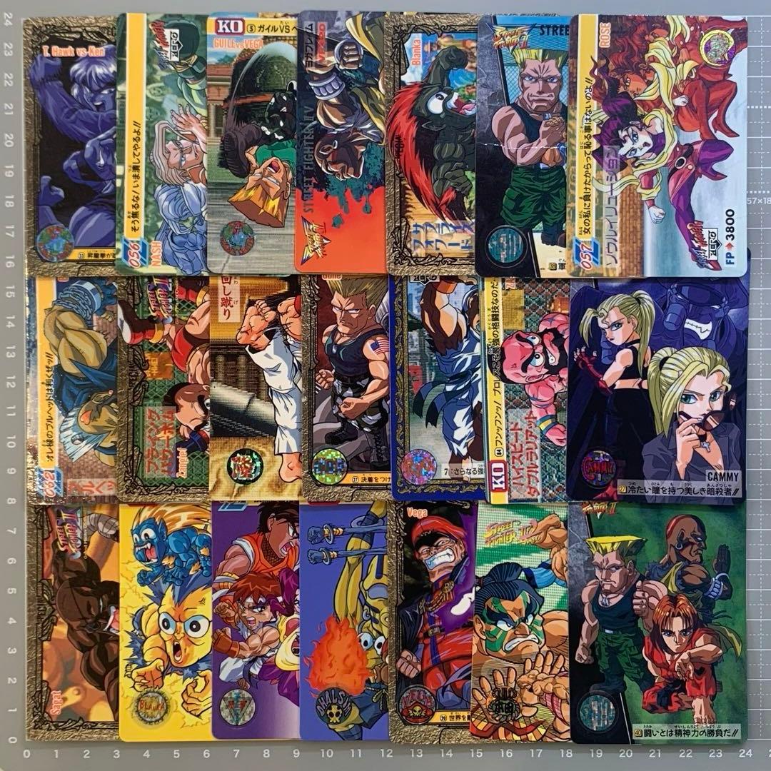 【ストリートファイターII】シリーズ カードダス 大量まとめ売り