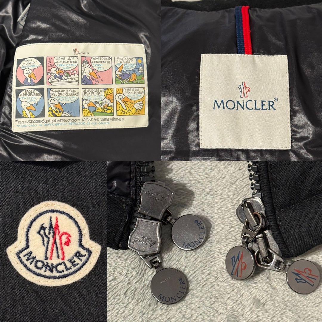 未使用級 モンクレール モンジュネーブル ダウンジャケット サイズ1 ブラック