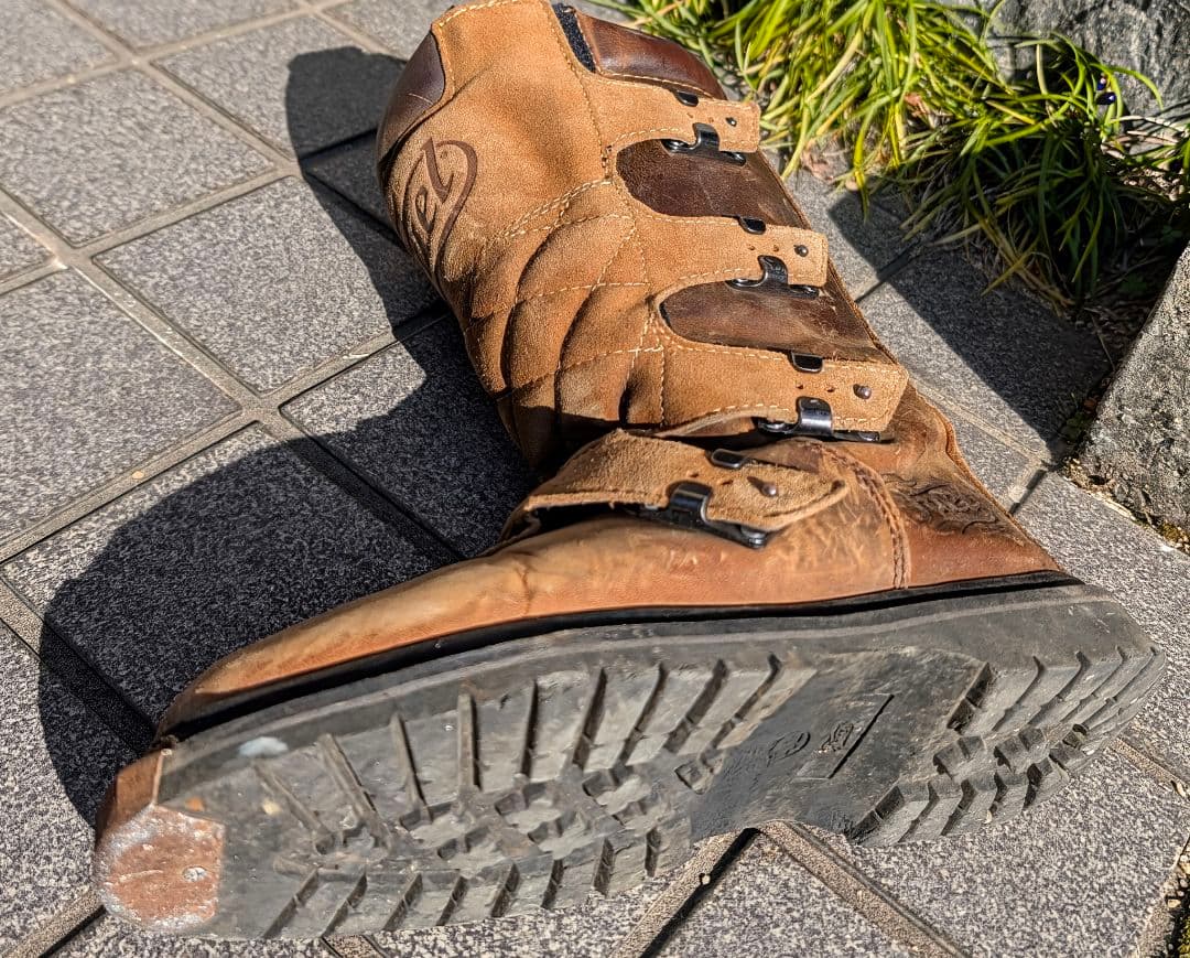 ぶ*く様 フューエル モーターサイクル ダスト デビル ブーツ バイク シューズ