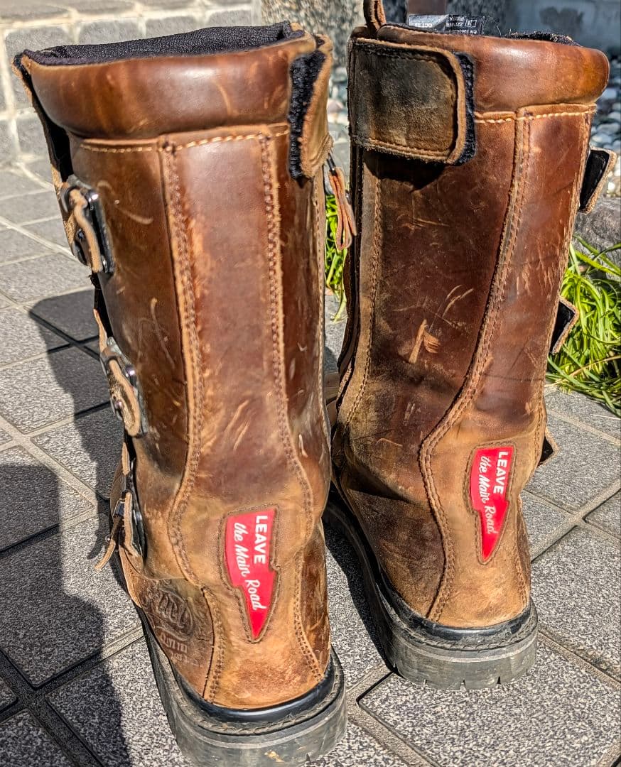 ぶ*く様 フューエル モーターサイクル ダスト デビル ブーツ バイク シューズ