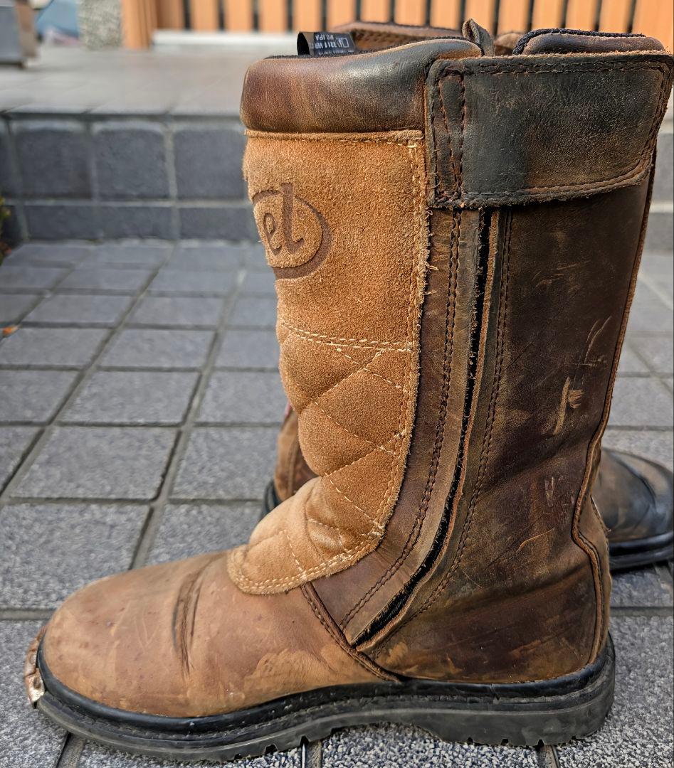 ぶ*く様 フューエル モーターサイクル ダスト デビル ブーツ バイク シューズ