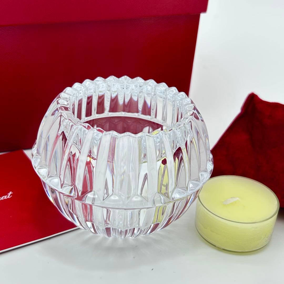 美品⭐️Baccarat バカラ キャンドル ホルダー ミルニュイ