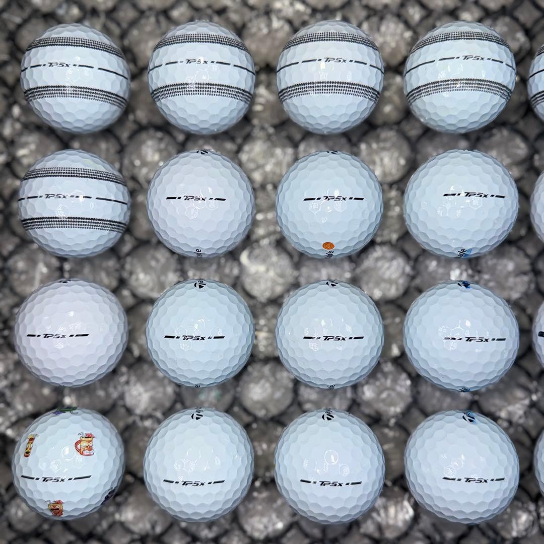 ロストボール テーラーメイド TP5X ゴルフ Sランク 20球 おまけティー