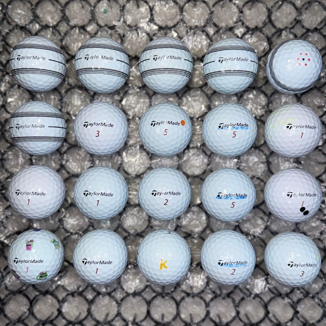 ロストボール テーラーメイド TP5X ゴルフ Sランク 20球 おまけティー