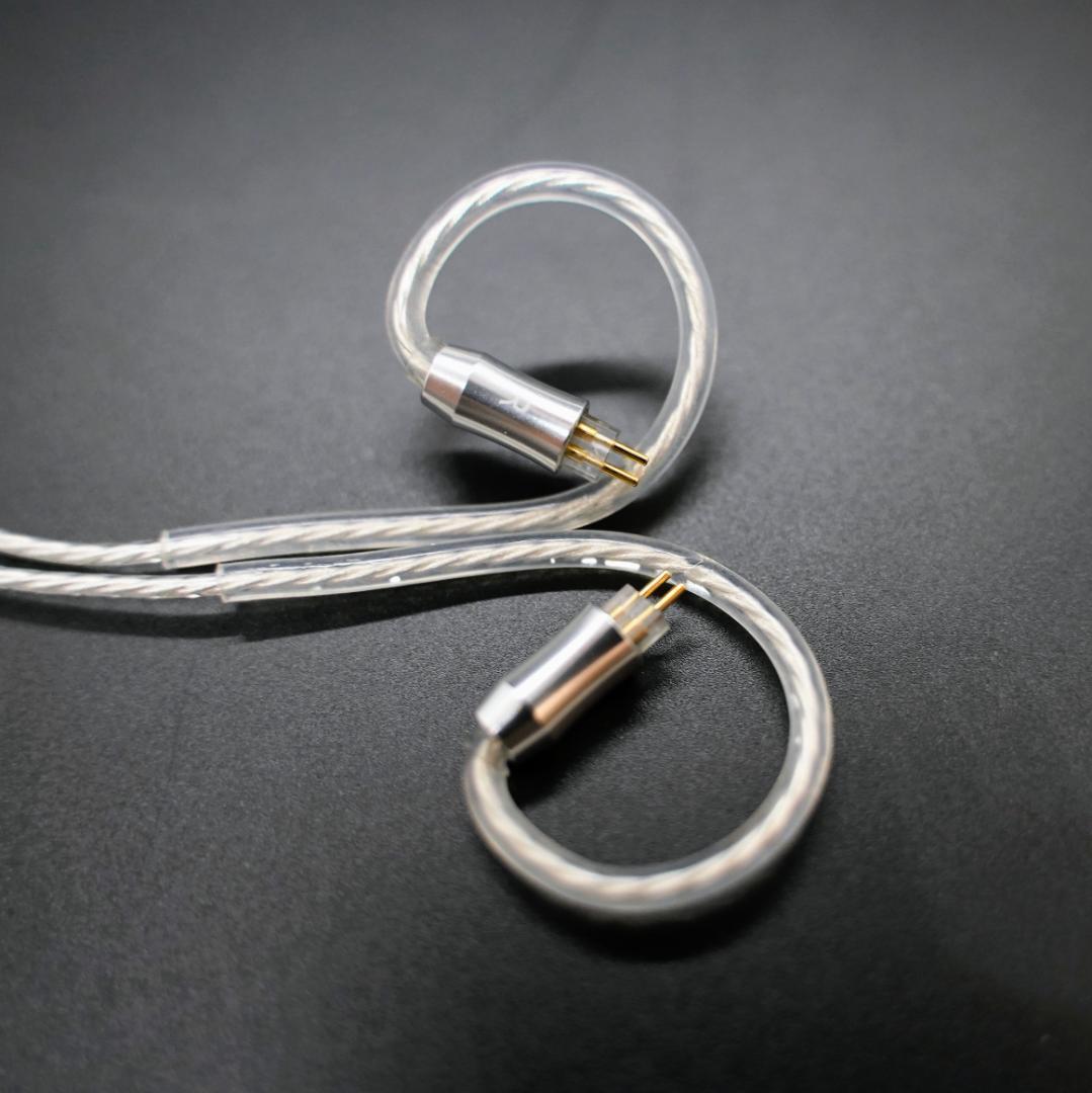 最高峰7N 超冷凍製単結晶銅銀メッキ！最高スペックリケーブル4.4mm/2pin