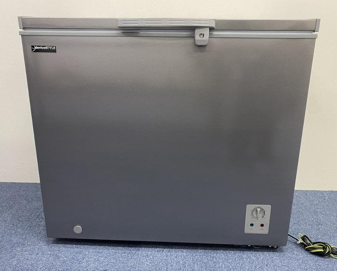 未使用品 deviceSTYLE 200L 上開き冷凍庫 CDF-200D-S