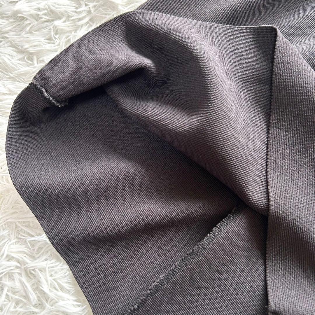 【美品】FOXEY フォクシー　グラシュー 白襟　長袖ワンピース　38 ブラック