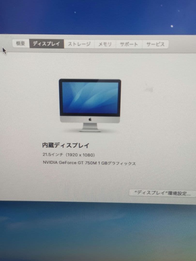 Macデスクトップ iMac (21.5-inch, Late 2013) Catalina